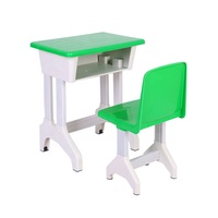 Ensemble de meubles de maternelle en plastique pour salle de classe préscolaire bureau et chaise d'école primaire pour enfants lecture étude apprentissage