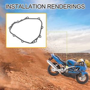 GOOFIT Kit complet de joints de moteur de moto de remplacement pour <span class=keywords><strong>DR</strong></span> <span class=keywords><strong>350</strong></span> DR350 1990-1999 ATV - Product Image 6