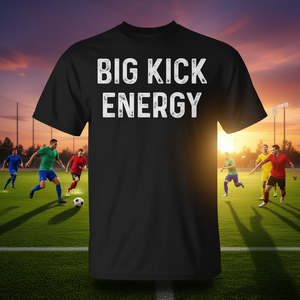 T-shirt Big Kick Energy, vêtements promotionnels - Product Image 3