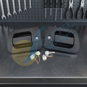 Nouveau Kit de Poignées de Porte en Gros RH-LH (NOIR) en ABS 28,8 cm pour EUROCARGO TECTOR STRALIS - Product Image 3