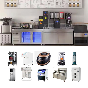 Juego de equipos de cafetería de alta calidad para café Bubble Tea Refrigerate Counter <span class=keywords><strong>Bar</strong></span> Milk Tea Equipment - Product Image 2