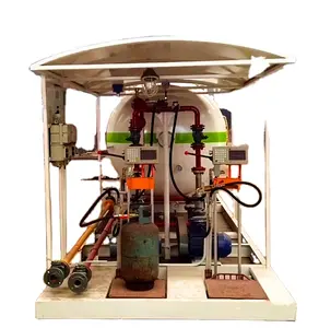 LPG Filling Stations Automatic Cylinder Filling Scale Machine Explosion Proof SKID plant