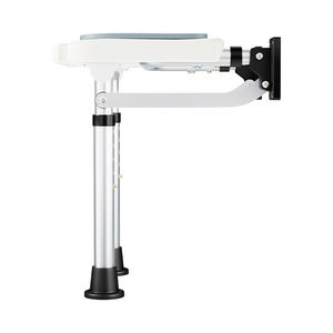 Chaise de douche murale pliable en aluminium robuste Banc de sécurité pour salle de bain pour personnes âgées handicapées Utilisation médicale à l'hôpital Mateside - Product Image 4