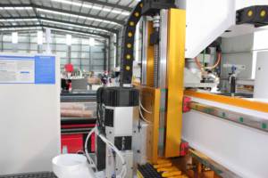 Jinan M-SHINE แกะสลักงานไม้1325 ATC CNC เครื่อ<span class=keywords><strong>ง</strong></span>ตัดสำหรับกระบว<span class=keywords><strong>น</strong></span>การ MDF PVC - Product Image 4