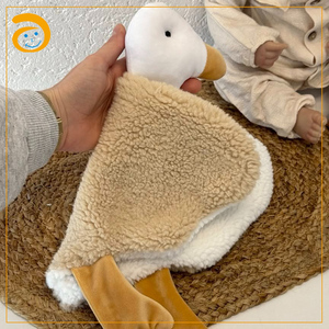 <span class=keywords><strong>Doudou</strong></span> en peluche douce pour bébé avec tête d'animal en peluche, couverture de sécurité, jouet de berceau pour nouveau-né, essentiel pour la chambre d'enfant, vente en gros - Product Image 3