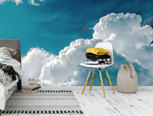 Mural de Arte de <span class=keywords><strong>Ferrari</strong></span>, Papel Tapiz de Coche Dinámico con Líneas de Velocidad Monocromáticas para Sala de Juegos y Cuarto de Hombre Moderno - Product Image 6