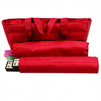 Ensemble de Mahjong Américain Vierge de 30 mm en Gros, 166 Tuiles avec Support Moderne et Sac Matelassé pour Jeu de Table Amusant