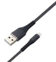 Kabel Data mikro USB mikro Tipe C pengisi daya cepat V8 jalinan logam terlaris untuk ponsel