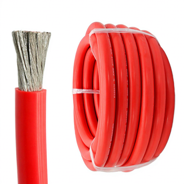 Electric Wire UL3239 Flexible Silicone Tinned Copper High Temperature 22/24/26/28/30AWG 3KV Electric High Voltage Cable