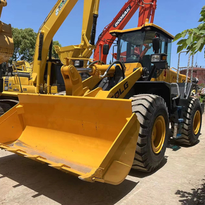 Chargeur sur pneus SDLG d'occasion de marque chinoise bon marché LG956L en 2023 bonne performance 936L 956F en stock Shanghai à vendre - Product Image 1