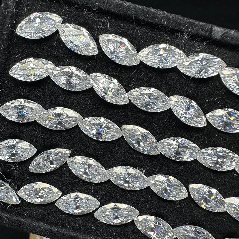 Factory Wholesale Fancy Shape D Color Moissanite Loose Diamonds Marquise cut All Size Synthetic Moissanite Diamond
