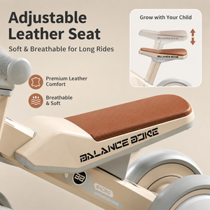 Porteur d'équilibre 4 roues anti-basculement pour bébé, roues silencieuses, trotteur sans pédales, jouet à chevaucher pour 1-3 ans, idéal pour le premier anniversaire - Product Image 6