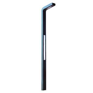 VIVID Personnalisé Nouveau Design Extérieur 80w 90w 100w <span class=keywords><strong>Lampadaire</strong></span> Extérieur À Induction Capteur Tout-En-Un <span class=keywords><strong>Led</strong></span> Solaire Réverbère - Product Image 1