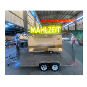 Remorque mobile DOT With CE pour bar à café, thé au lait, bière, food truck vintage personnalisé, <span class=keywords><strong>grand</strong></span> food truck en acier inoxydable - Product Image 2