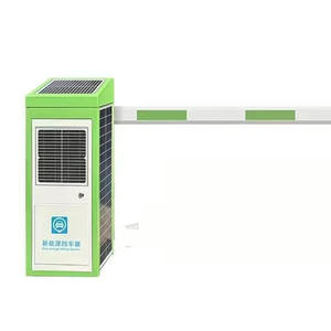 Sistema de Control de Acceso para Estacionamiento, Barrera de Tráfico Automática Solar con Brazo de 6m - Product Image 1