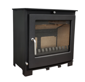 Poêle à bois multi-combustibles fabriqué par des fabricants chinois, noir mat, résistant aux hautes températures, pour intérieur - Product Image 3