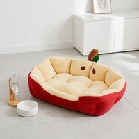 Cama para Perros Tipo Sofá, Cálida para Invierno, Lavable, para Todas las Estaciones, para Perros Pequeños, Teddy, Bichón, Cama Acogedora para Gatos, Venta al Por Mayor