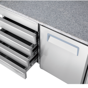 Refrigerador tipo cajón bajo mostrador de acero inoxidable y congelador AWR18-D - Product Image 4