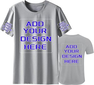 Custom Shirt Custom Shirts Men Workout Shirts Dry Fit Moisture Wicking Short Sleeve Athletic Work <b>T</b>-Shirts - Product Image 1