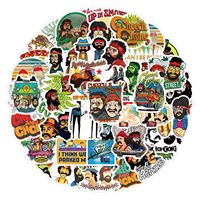55PCS Stiker Lucu USA Comedy Bros Cheech and Chong
