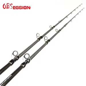 Ocean 1.98m slow pitch jigging rod wholesale 1 section boat jigging rod saltwater Toray carbon slow jigging rod