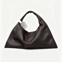 Sac à main hobo chic et minimaliste en cuir souple pour femme, élégant sac fourre-tout souple pour le quotidien, les courses et les voyages