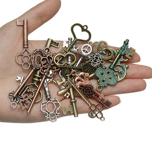 Pendentif en alliage à motifs variés, accessoires de bijoux DIY, petite taille, fournitures d'artisanat plaqué - Product Image 2