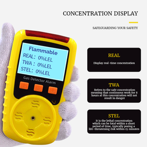 Saixi Chất lượng cao xách tay màn hình lớn LCD IP65 bảo vệ Gas Detector cho <span class=keywords><strong>ex</strong></span> và các loại khí độc hại - Product Image 4