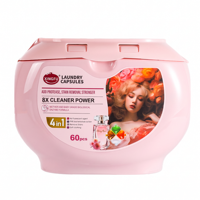 Lessives en dosettes 4-en-1 écologiques jetables à base de plantes, détergent concentré 8X 12g, détachant hypoallergénique, compatible lave-linge HE pour vêtements