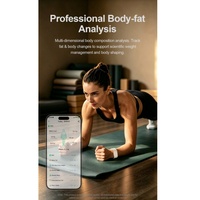 Bracelet intelligent avec analyse ECG, lipides sanguins, acide urique, composition corporelle, suivi de la santé féminine, étanche IP68, montre de sport et de fitness
