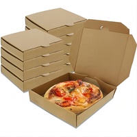 Boîte de fast-food écologique crêpe gaufre pizza empanada frites mini burger boulangerie pâtisserie gâteau traiteur boîte d'emballage en papier