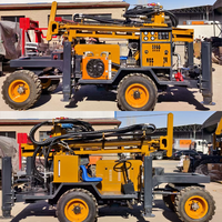 Prix d'usine : Machine de forage de puits à moteur diesel de 450 m, type roue hydraulique, pour les marchés d'Afrique et d'Asie du Sud-Est