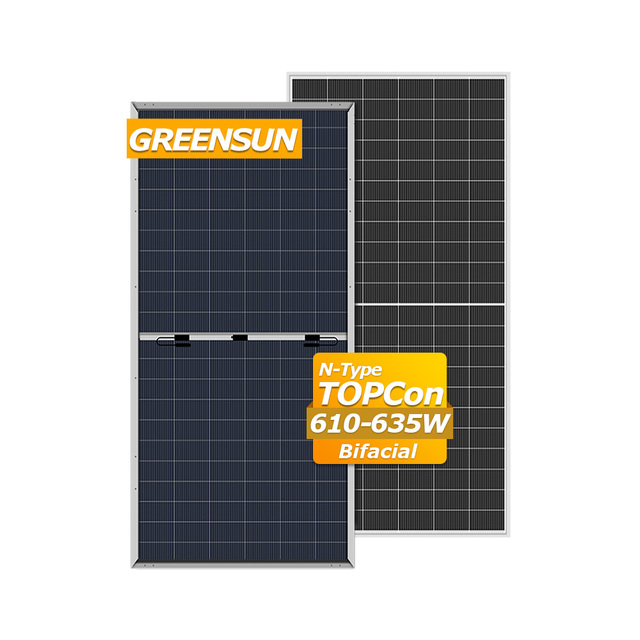 Factory Price Solar Panel for Home Solar Panels 630 Watt Bifacial Double Glass Solar Panel  With Best Quality