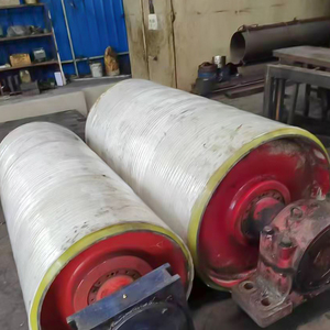 XINFEI Heavy Duty Polyurethane <strong>Roller</strong> <strong>Idler</strong> with Ball and <strong>Roller</strong> Bearings for Mining Conveyor Set New High Load Capacity - Product Image 2