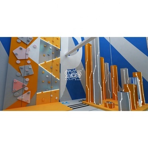 120sqm 7m Height Adventure Playground Indoor Climbing Wall - Product Image 1