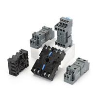 Relais intermédiaire PYF08A-E avec socle HH52P/MY2N/RXM2L/JZX-22F(D)-2Z, courant continu, 8/14 broches