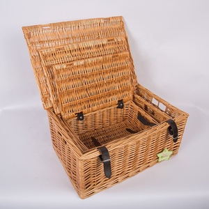 Set 3 <strong>Empty</strong> Picnic <strong>Basket</strong> Wicker Material Popular Gift <strong>Hamper</strong> <strong>Basket</strong> for UK - Product Image 2