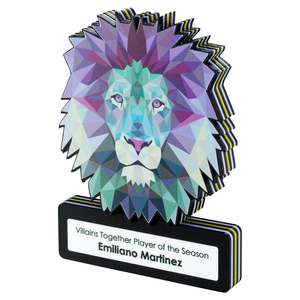Factory Price Acrylic Awards Round Sharpe Sports-style Acrylic <b>Trophies</b> for Cooperation Gifts - Product Image 2