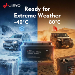 Baterai Mobil JIEYO Sodium Ion 12V 40AH 60AH 80AH High CCA 1200A 800A untuk Retrofit/Peningkatan EV dengan Garansi 2 Tahun - Product Image 4