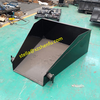 Bucket Mini Digger, Bucket Skid Steer Loader Bekas dengan Lebar yang Dapat Disesuaikan