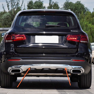 A2538859202 Placa Protectora Inferior del Parachoques Trasero Cromada Apta para Mercedes-Benz X/C253 GLC200 GLC260 GLC300 GLC350 GLC63 - Product Image 5