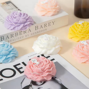 All'ingrosso candele profumate fiore regalo di compleanno rosa fiore candela per la decorazione della casa - Product Image 1