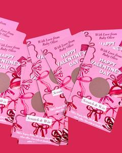 كوبونات خدش قوس قزح الأزهار شهادات هدية فارغة ، بطاقات + سكراتشرز لعبة العازبة بيز الصغيرة الترويجي - Product Image 1