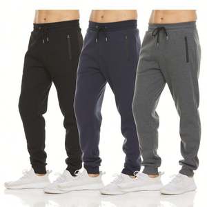 Personalizado Jogging en blanco de gran tamaño Joggers pantalones de algodón hombres bordado francés Terry Puff estampado pista hombres pantalones de chándal holgados - Product Image 2
