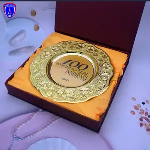 Placa de medalhão de metal em relevo antiquado, pbg, personalizada, 3d, prato de lembrança, com logotipo de impressão no meio