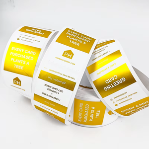 Customized Luxury 3D Gold Foil Logo Printing Textured <b>Waterproof</b> Self-Adhesive Adhesive Paper Rectangular Cosmetic <b>Labels</b> - Product Image 6