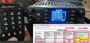 AnyTone 878 APRS MMDVM DMR/D578 Repetidor de Frecuencia Dual Digital-Analógico / Convertidor Cruzado Digital-Analógico m73 - Product Image 3