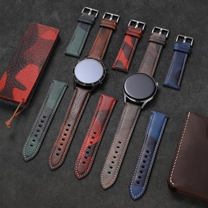 สายนาฬิกาหนังแท้แบบกำหนดเองสำหรับ OEM Horween/Crazy Horse/ Martino/WAX/MBox/Saffiano/Epsom/Suede ใช้แทนสายเดิมได้กับนาฬิกาทุกประเภท - Product Image 3