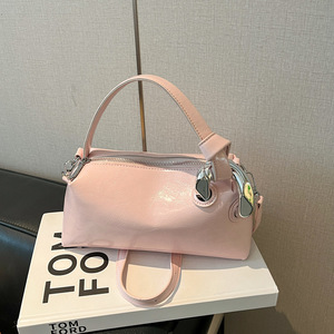 Sac fourre-tout en cuir véritable et daim brossé, vente en gros d'usine, nouveau modèle 2026, sac Boston à porter à la main, sac bandoulière pour femme - Product Image 1