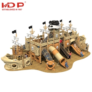 Parque Infantil al Aire Libre Huadong New Play Activity, Tobogán de Barco Pirata Hd-hdd004-26101 - Product Image 2